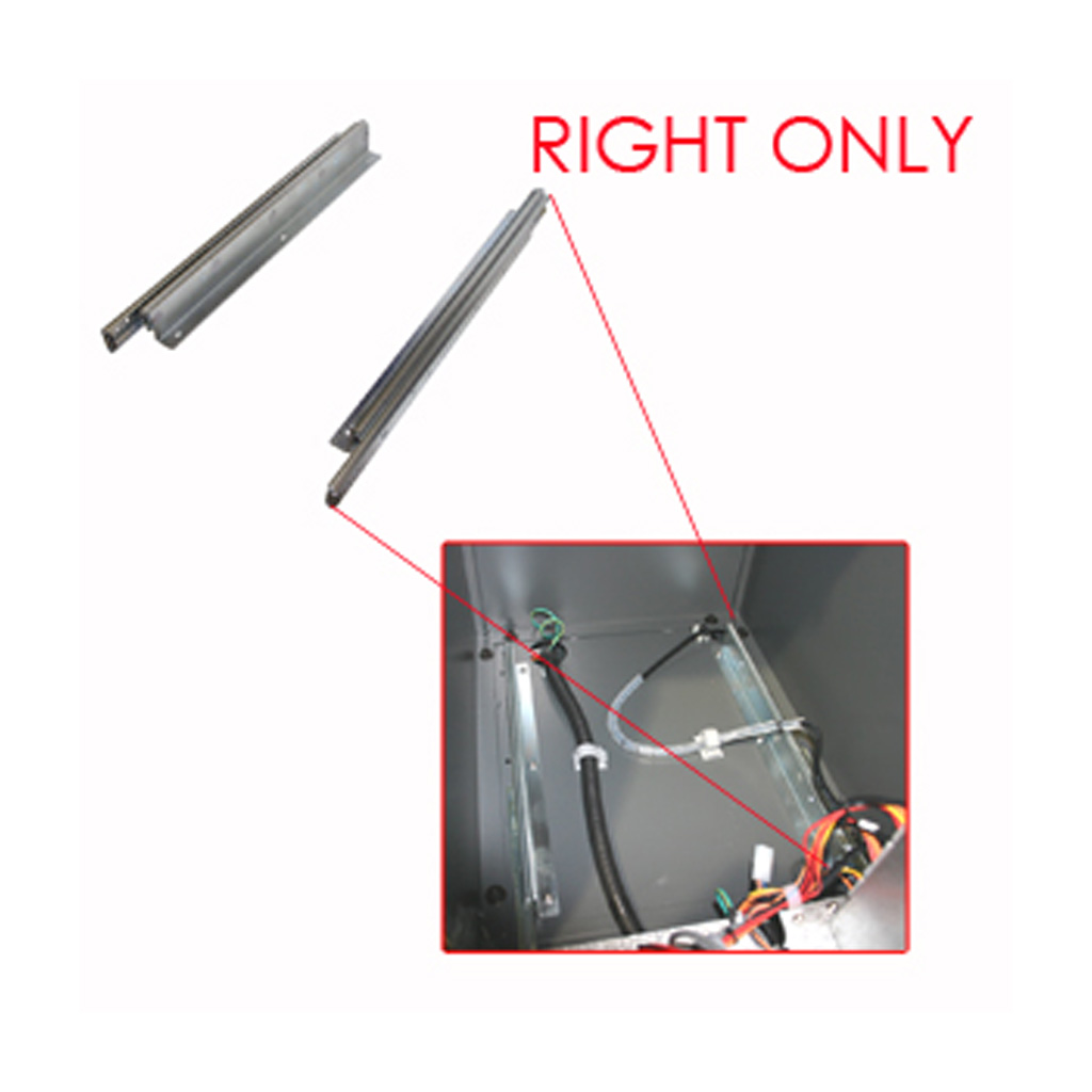 Genmega Top Slidetray Rail w/ Bracket, Right - Click Image to Close
